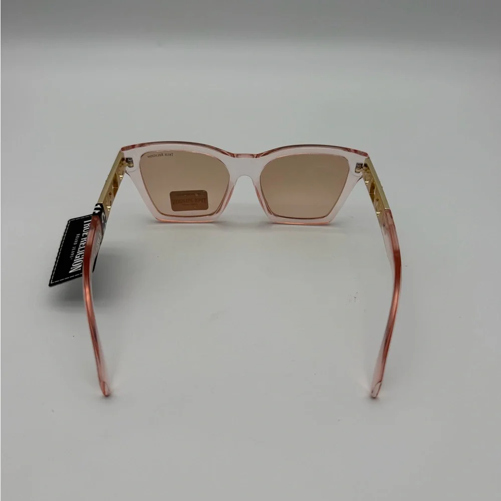 True‎ Religion Pink and Gold Sunglasses